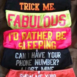 17 pairs of. Victoria’s Secret and Pink Panties